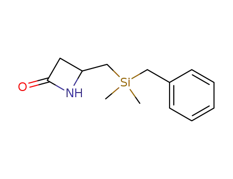 4-[(Benzyl-dimethyl-silanyl)-methyl]-azetidin-2-one