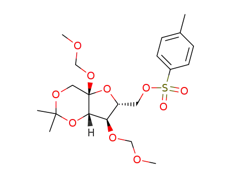 1,3-O-isopropylidene-2,4-di-O-(methoxymethyl)-6-O-(p-tosyl)-D-fructofuranose