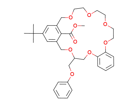 26-tert-Butyl-4-phenoxymethyl-3,6,13,16,19,22-hexaoxa-tricyclo[22.3.1.0<sup>7,12</sup>]octacosa-1<sup>(27)</sup>,7,9,11,24<sup>(28)</sup>,25-hexaene-28-carboxylic acid methyl ester