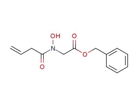 Glycine, N-hydroxy-N-(1-oxo-3-butenyl)-, phenylmethyl ester