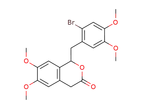 1-(2'-bromo-4',5'-dimethoxybenzyl)-6,7-dimethoxyisochroman-3-one