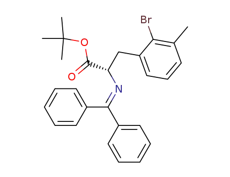 L-Phenylalanine, 2-bromo-N-(diphenylmethylene)-3-methyl-,
1,1-dimethylethyl ester
