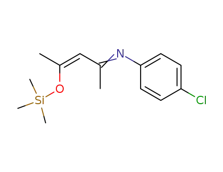 N-(4-Chlorphenyl)-4-(trimethylsiloxy)-3-penten-2-imin