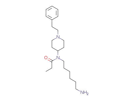 Propanamide, N-(6-aminohexyl)-N-[1-(2-phenylethyl)-4-piperidinyl]-