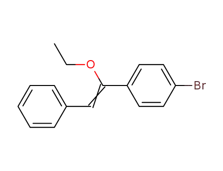 Benzene, 1-bromo-4-(1-ethoxy-2-phenylethenyl)-, (E)-