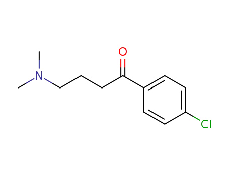 Molecular Structure of 2888-37-1 (1-Butanone, 1-(4-chlorophenyl)-4-(dimethylamino)-)