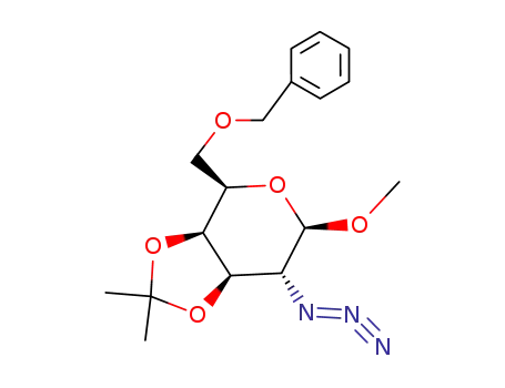 methyl 2-azido-6-O-benzyl-2-deoxy-3,4-O-isopropylidene-β-D-galactopyranoside