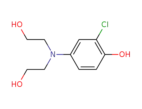 4-[bis-(2-hydroxy-ethyl)-amino]-2-chloro-phenol