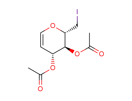 (2S,3S,4R)-2-(iodomethyl)-3,4-dihydro-2H-pyran-3,4-diyl diacetate