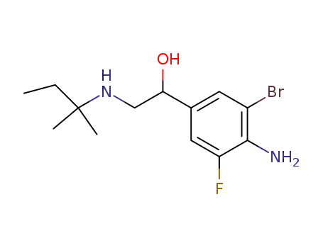 Benzenemethanol,
4-amino-3-bromo-a-[[(1,1-dimethylpropyl)amino]methyl]-5-fluoro-