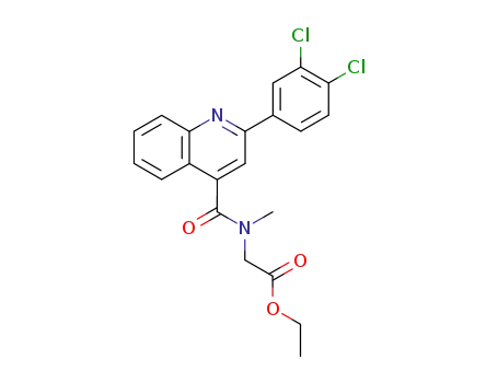 {[2-(3,4-Dichloro-phenyl)-quinoline-4-carbonyl]-methyl-amino}-acetic acid ethyl ester