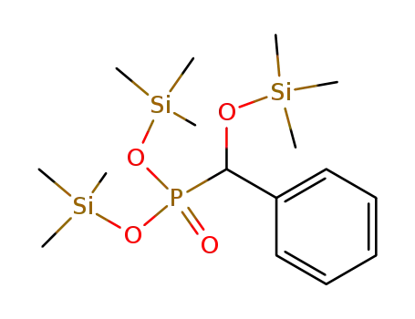 Phosphonic acid, [phenyl[(trimethylsilyl)oxy]methyl]-, bis(trimethylsilyl)
ester