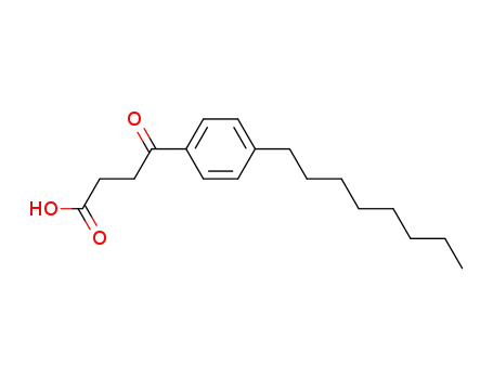 Molecular Structure of 64779-10-8 (4-(4-OCTYLPHENYL)-4-OXOBUTANOIC ACID)