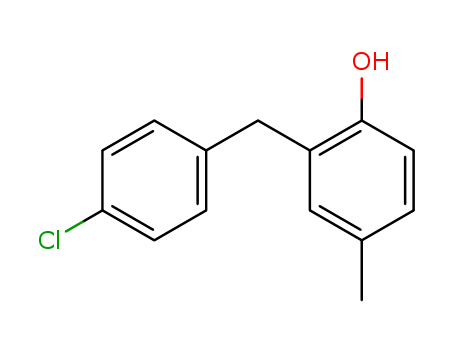 Phenol,2-[(4-chlorophenyl)methyl]-4-methyl- cas  23805-51-8