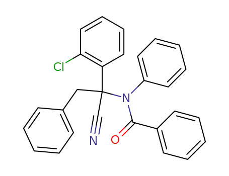 N-[1-(2-Chloro-phenyl)-1-cyano-2-phenyl-ethyl]-N-phenyl-benzamide