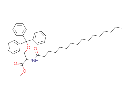 (S)-N-palmitoyl-3-O-tritylserine methyl ester