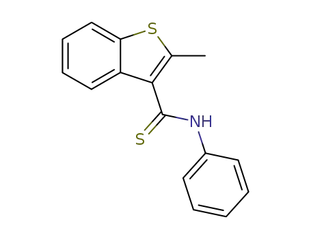 Benzo[b]thiophene-3-carbothioamide, 2-methyl-N-phenyl-