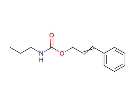 Molecular Structure of 25084-54-2 (cinnamyl propylcarbamate)