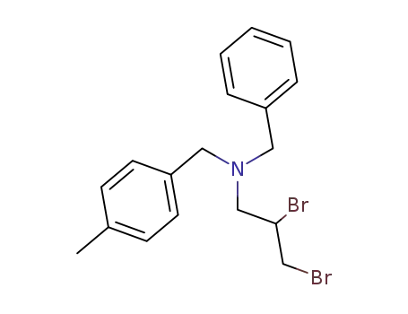 Benzenemethanamine,
N-(2,3-dibromopropyl)-4-methyl-N-(phenylmethyl)-