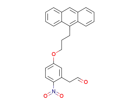 [5-(3-anthracen-9-ylpropoxy)-2-nitrophenyl]acetaldehyde