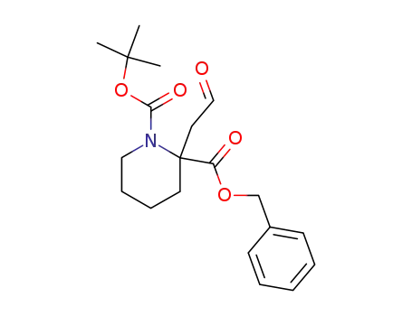 N-tert-butoxycarbonyl-2-(2-oxoethyl)pipecolic acid benzyl ester