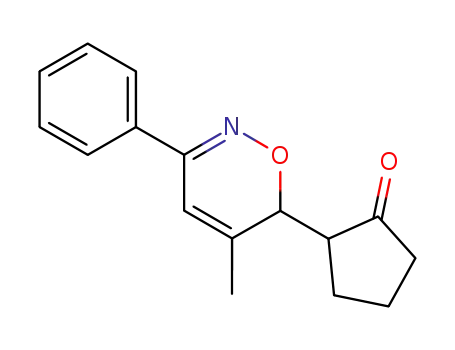 2-(5-Methyl-3-phenyl-6H-[1,2]oxazin-6-yl)-cyclopentanone
