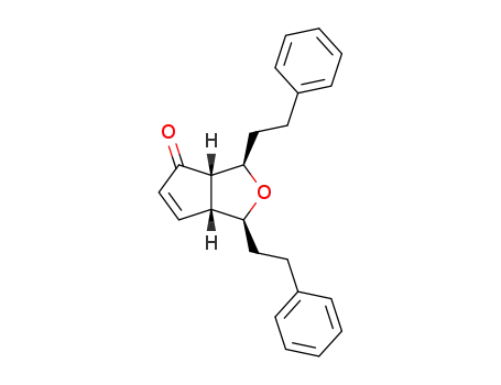 (1S,3R,3aS,6aR)-1,3-Diphenethyl-1,3,3a,6a-tetrahydro-cyclopenta[c]furan-4-one