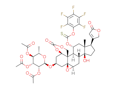 Molecular Structure of 889451-98-3 (C<sub>43</sub>H<sub>45</sub>F<sub>5</sub>O<sub>17</sub>S)
