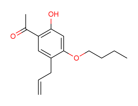 Ethanone, 1-[4-butoxy-2-hydroxy-5-(2-propenyl)phenyl]-