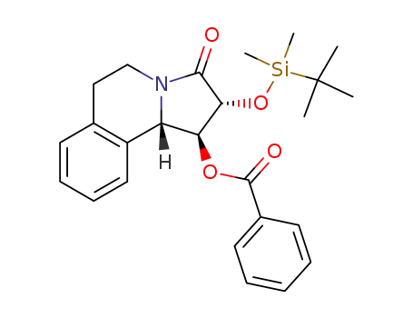 (1S,2R,10bS)-1-benzoyloxy-2-(tert-butyldimethylsilanyloxy)-1,2,3,5,6,10b-hexahydropyrrolo[2,1-a]isoquinolin-3-one