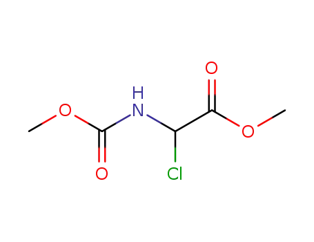 Acetic acid, chloro[(methoxycarbonyl)amino]-, methyl ester