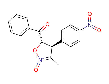 [(4S,5S)-3-Methyl-4-(4-nitro-phenyl)-2-oxy-4,5-dihydro-isoxazol-5-yl]-phenyl-methanone