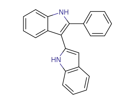 Molecular Structure of 91107-11-8 (3-(indol-2'-yl)-2-phenylindole)