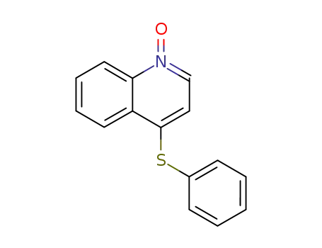 Molecular Structure of 115913-62-7 (4-(phenylthio)quinoline 1-oxide)