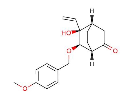 (1S,4S,5S,6R)-5-ethenyl-5-hydroxy-6-[(4'-methoxyphenyl)methoxy]bicyclo[2.2.2]octan-2-one