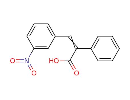 Molecular Structure of 21970-42-3 (3-(3-NITROPHENYL)-2-PHENYLACRYLIC ACID)
