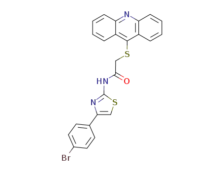 2-(Acridin-9-ylsulfanyl)-N-[4-(4-bromo-phenyl)-thiazol-2-yl]-acetamide