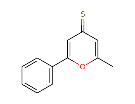 4H-Pyran-4-thione, 2-methyl-6-phenyl-
