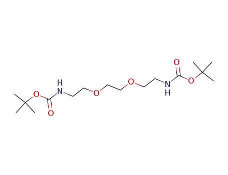 Molecular Structure of 475591-59-4 (Boc-NH-PEG2-NH-Boc)