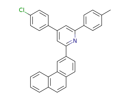 Pyridine, 4-(4-chlorophenyl)-2-(4-methylphenyl)-6-(3-phenanthrenyl)-