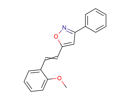 Isoxazole, 5-[2-(2-methoxyphenyl)ethenyl]-3-phenyl-, (E)-