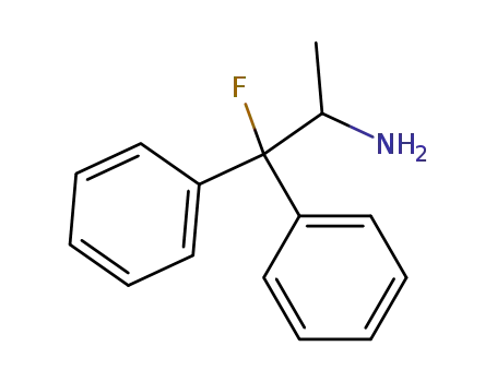 Molecular Structure of 290351-99-4 ((S)-1,1-DIPHENYL-1-FLUORO-2-AMINOPROPANE)