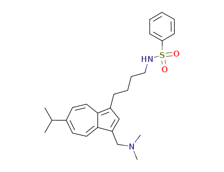 N-[4-(3-Dimethylaminomethyl-6-isopropyl-azulen-1-yl)-butyl]-benzenesulfonamide