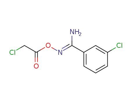 Benzenecarboximidamide, 3-chloro-N-[(chloroacetyl)oxy]-
