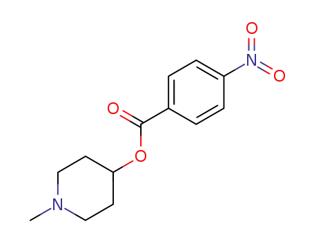 Molecular Structure of 53589-02-9 (4-Piperidinol, 1-methyl-, 4-nitrobenzoate (ester))
