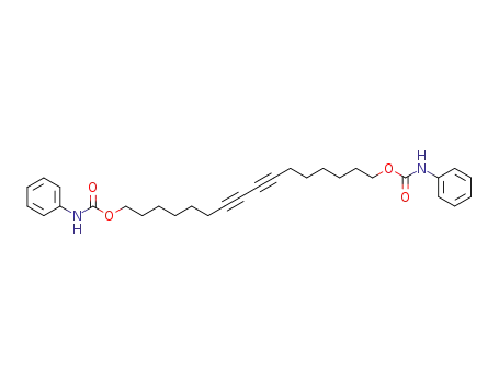 Molecular Structure of 325166-43-6 (7,9-hexadecadiyne-1,16-diyl bis-N-phenylcarbamate)