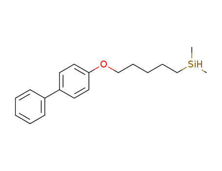 Silane, [5-([1,1'-biphenyl]-4-yloxy)pentyl]dimethyl-