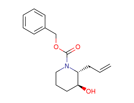 (2R,3R)-rel-3-Hydroxy-2-(2-propenyl)-1-piperidinecarboxylic Acid Phenylmethyl Ester
