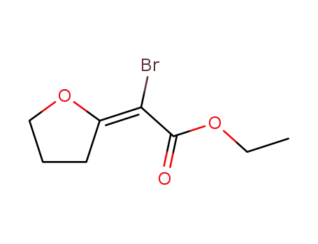 Molecular Structure of 805228-93-7 (ETHYL Z-BROMO-(DIHYDROFURAN-2-YLIDENE)ACETATE)