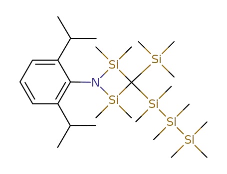 1-(2,6-diisopropylphenyl)-3-(heptamethyltrisilyl)-2,2,4,4-tetramethyl-3-(trimethylsilyl)-1-aza-2,4-disilacyclobutane
